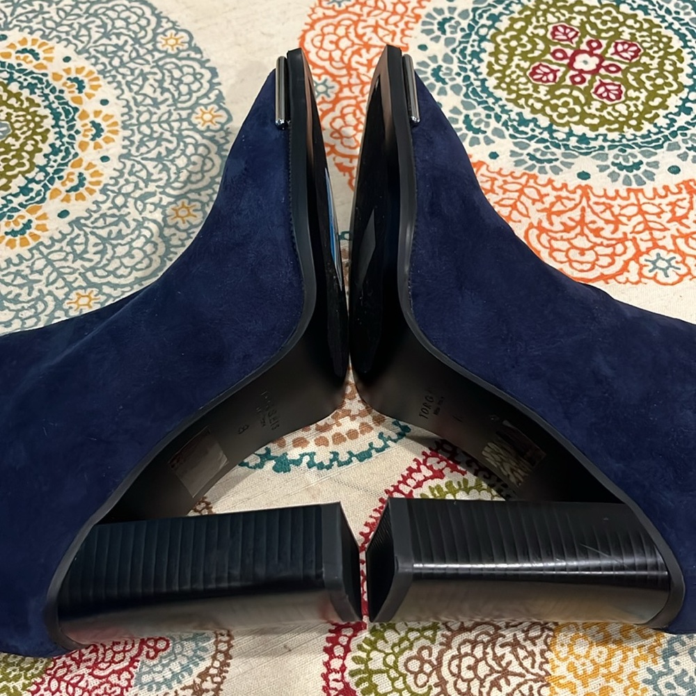 NEW Torgeis Katya Navy Blue Women's Boots size 8 - Picture 6 of 9
